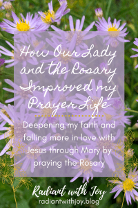 How Our Lady and the Rosary Improved my Prayer Life