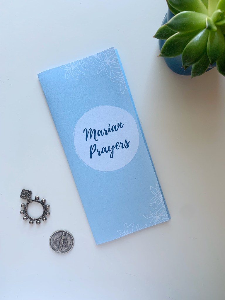 Marian Prayers prayer trifold