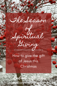 The Season of Spiritual Giving
