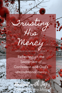 Trusting His Mercy