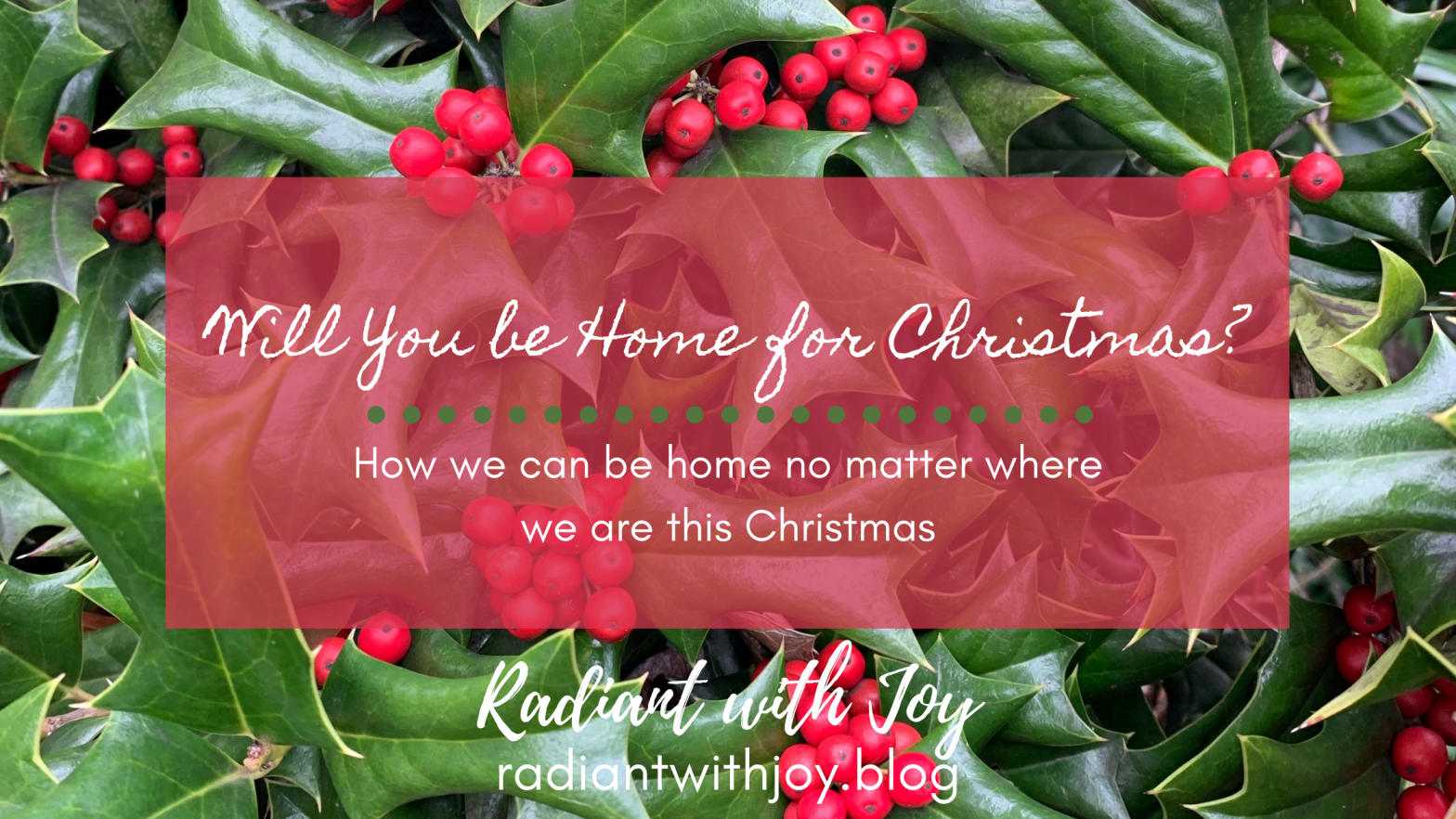 Will You Be Home For Christmas?