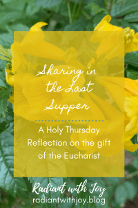 Sharing in the Last Supper